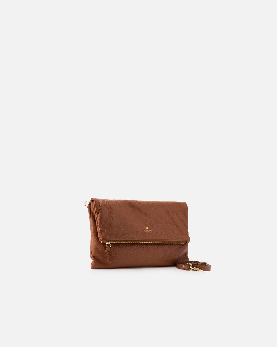 MAXI POUCH Caramel  - Clutch Bags - Women's Bags - Bags - Cuoieria Fiorentina