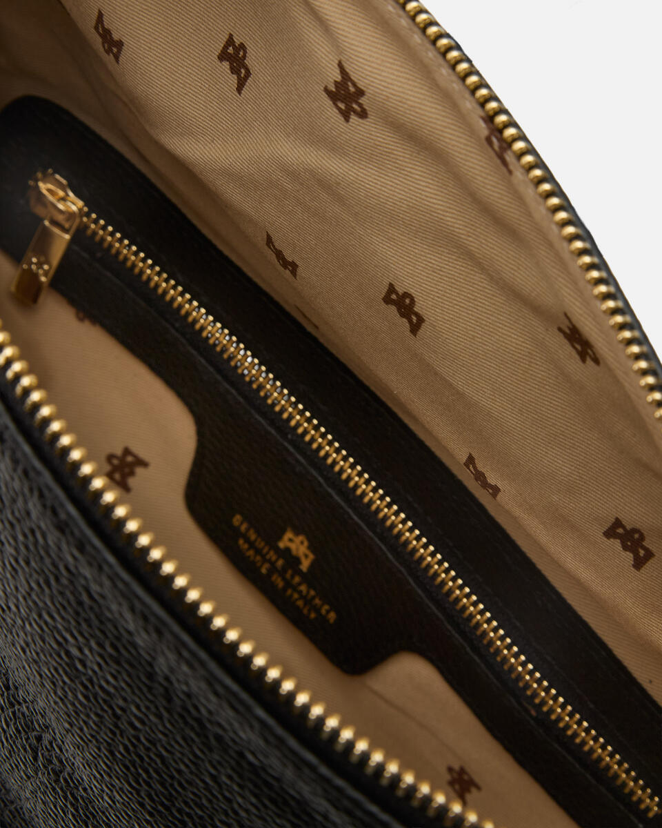 MAXI POUCH Black  - Clutch Bags - Women's Bags - Bags - Cuoieria Fiorentina