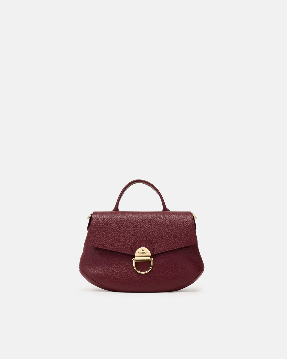 SMALL FLAP BAG Bordeaux  - Cuoieria Fiorentina