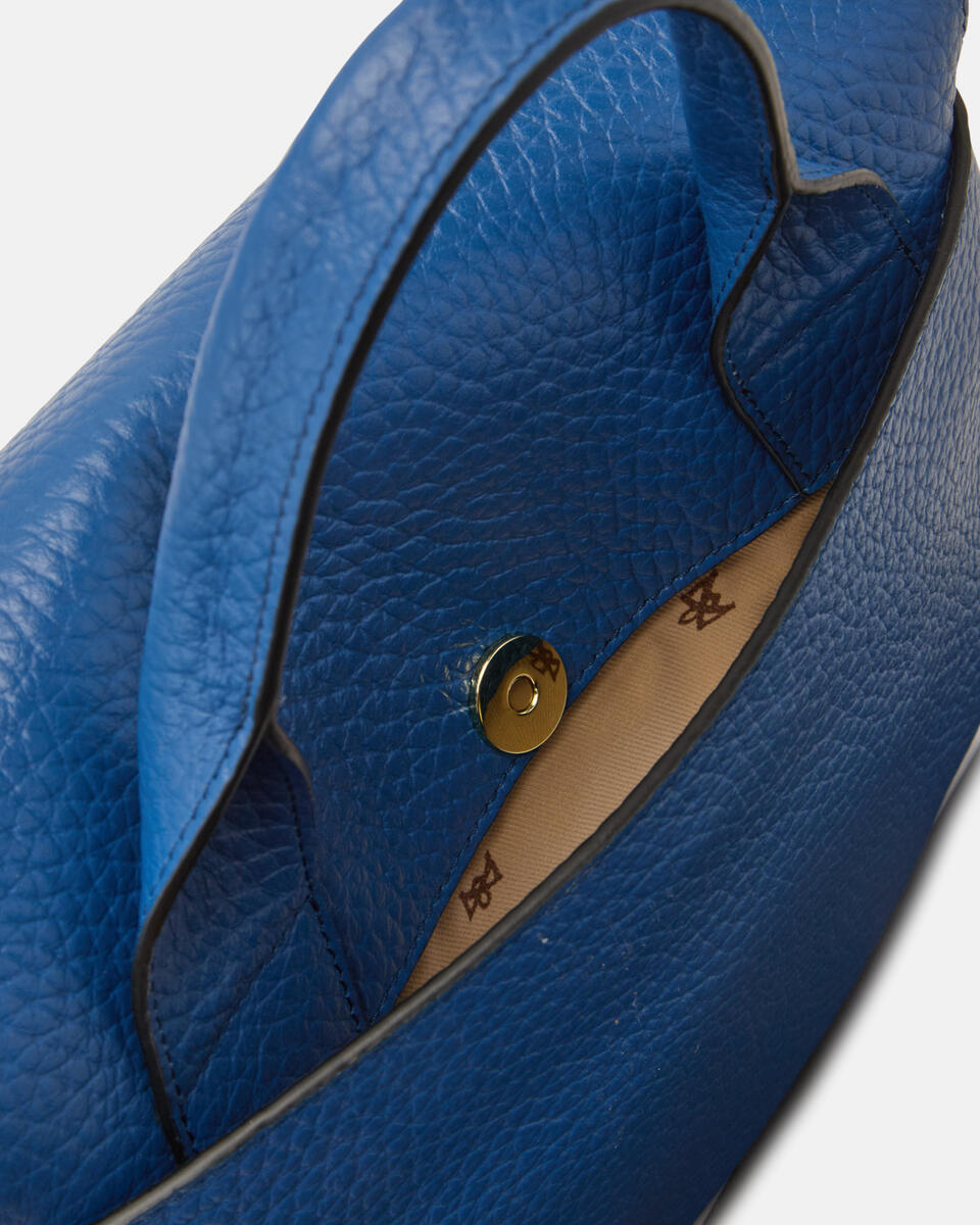 SMALL FLAP BAG Bluette  - Messenger Bags - Women's Bags - Bags - Cuoieria Fiorentina