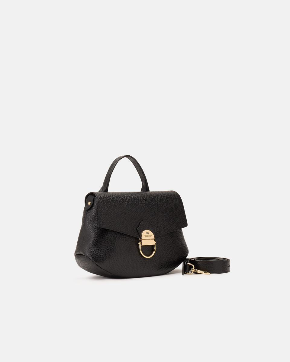 Jess small flap bag in pelle Nero  - Cuoieria Fiorentina