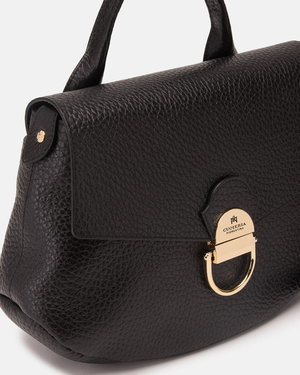 Jess small flap bag in pelle Nero  - Cuoieria Fiorentina