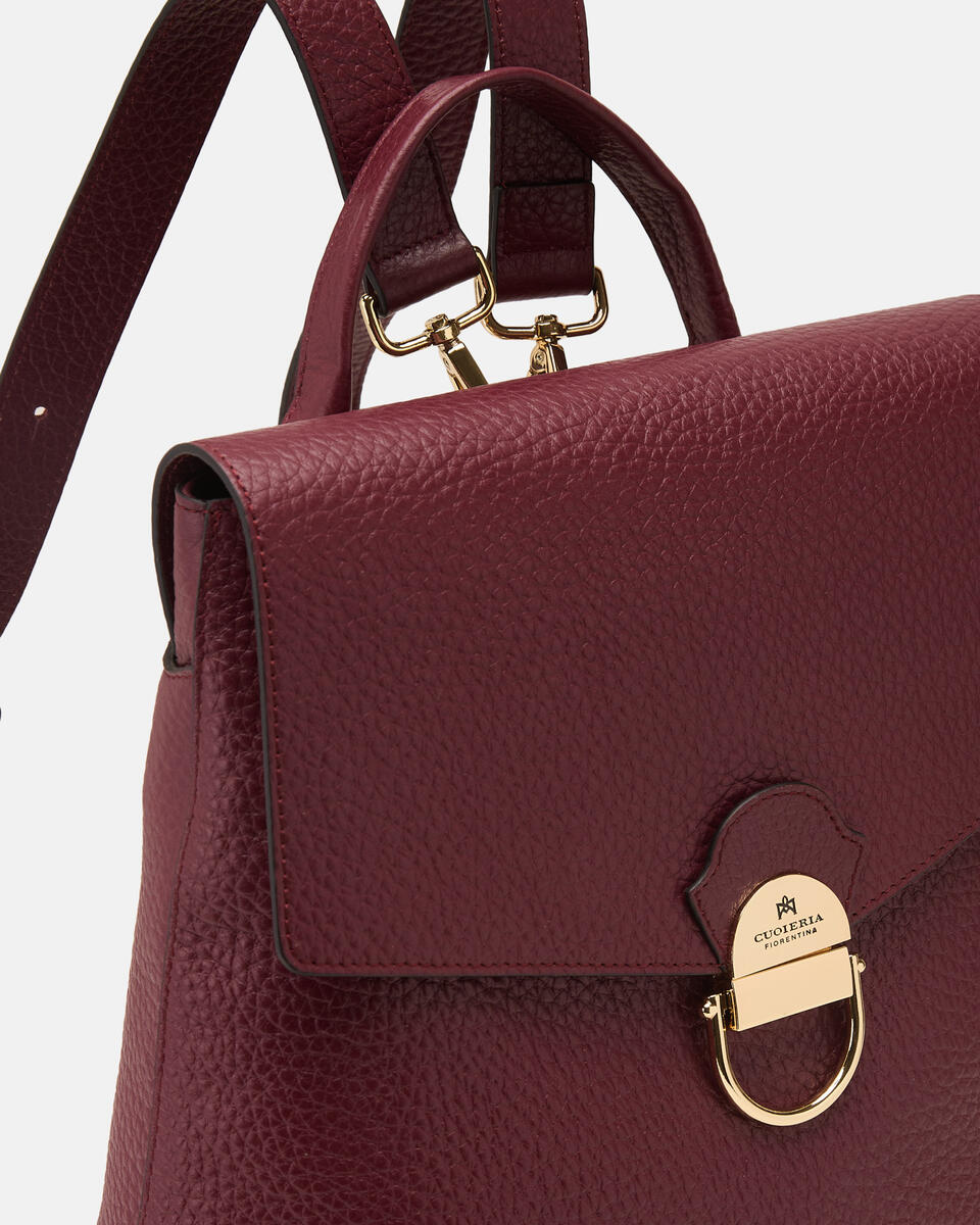 BACKPACK Bordeaux  - Backpacks - Women's Bags - Bags - Cuoieria Fiorentina