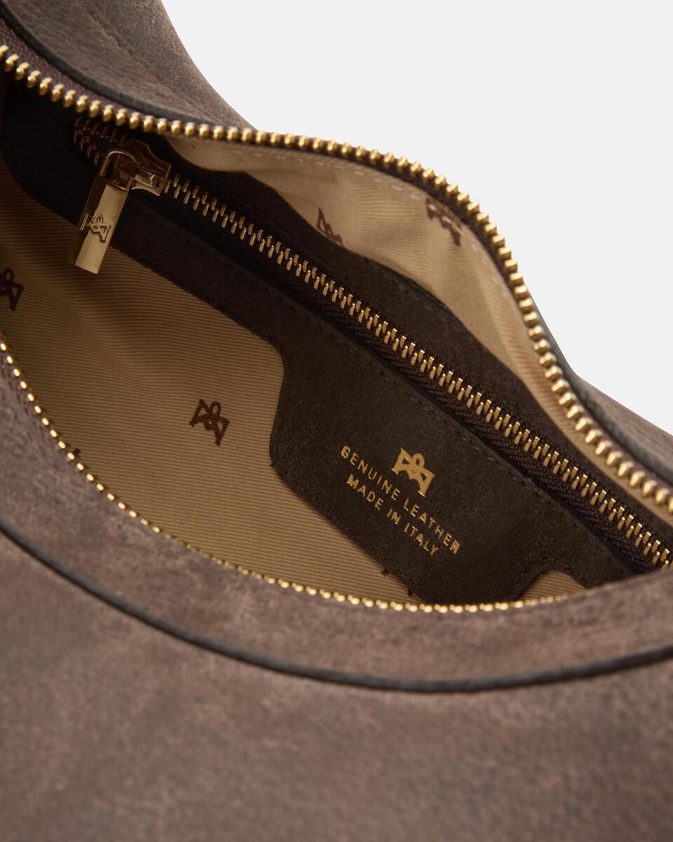 Maxima large hobo Cioccolato  - Cuoieria Fiorentina