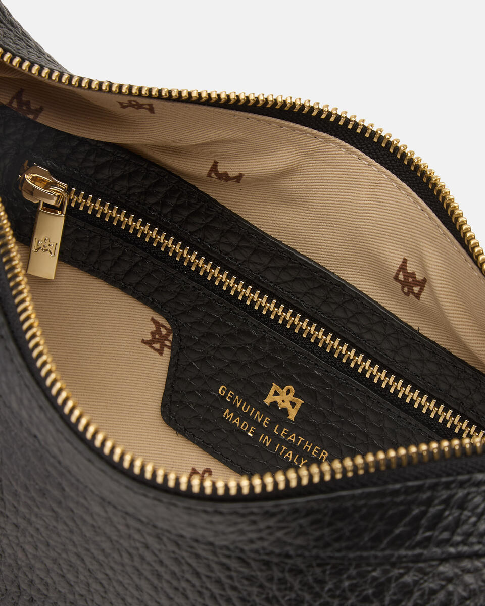Maxima small hobo Nero  - Borse A Spalla - Borse Donna - Borse - Cuoieria Fiorentina