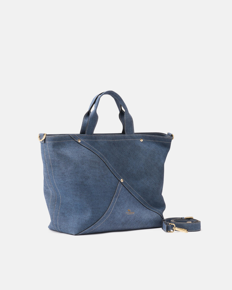 Jenny tote bag in pelle Jeans  - Tote Bag - Borse Donna - Borse - Cuoieria Fiorentina