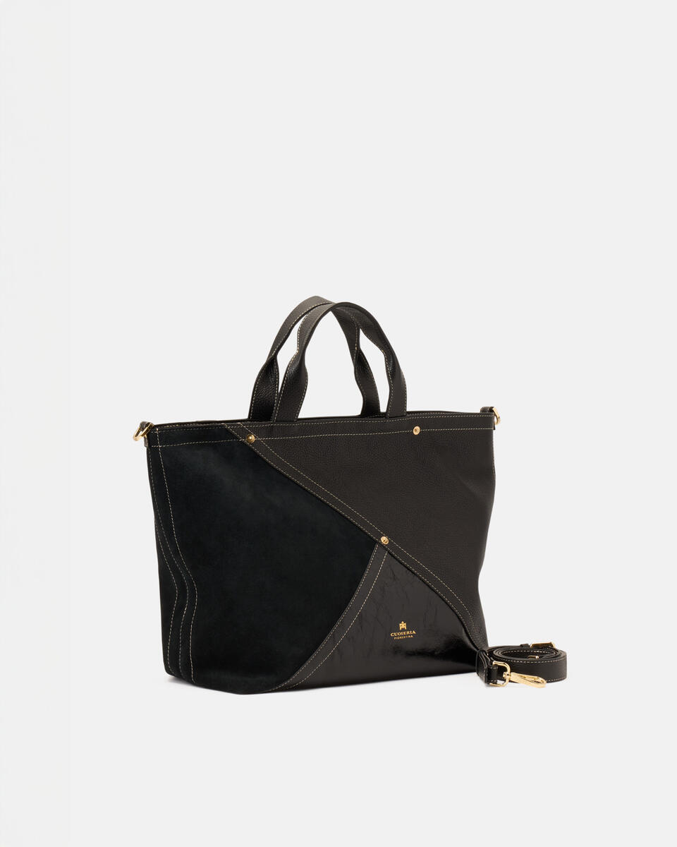 TOTE BAG Black  - Tote Bags - Women's Bags - Bags - Cuoieria Fiorentina