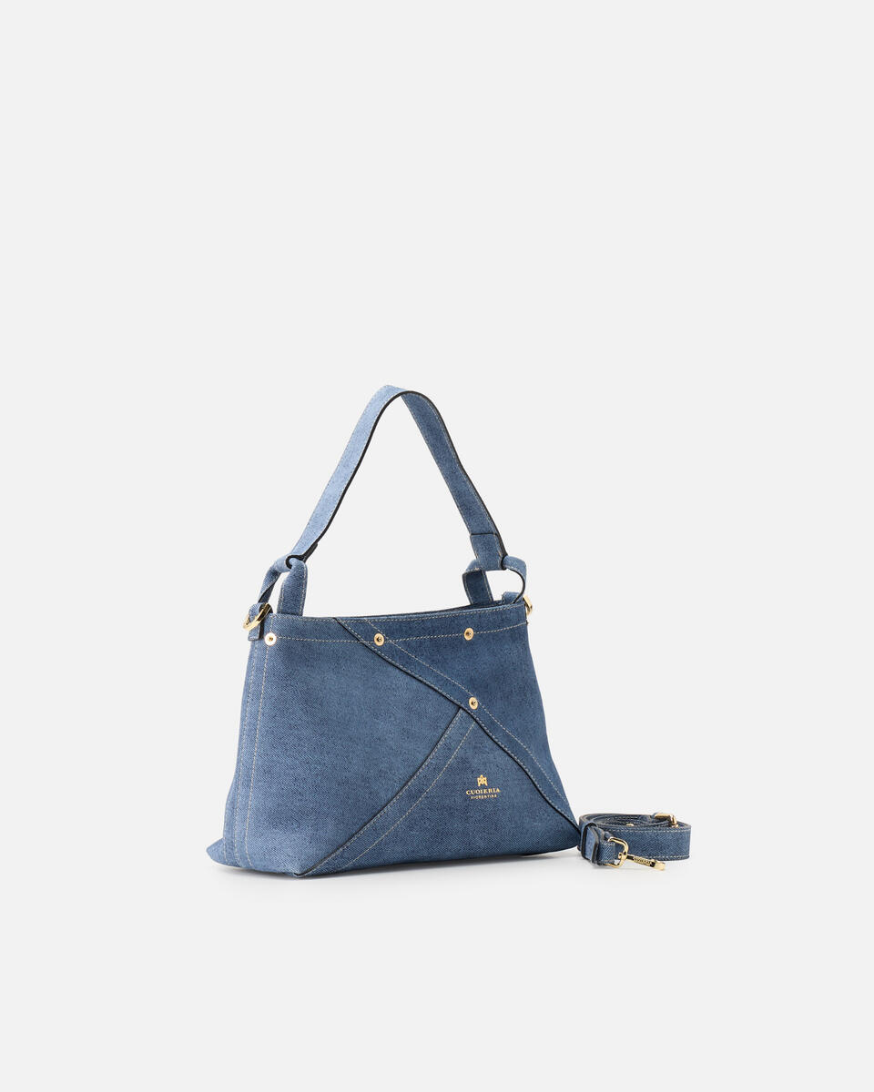 Jenny small hobo in pelle Jeans  - Tote Bag - Borse Donna - Borse - Cuoieria Fiorentina
