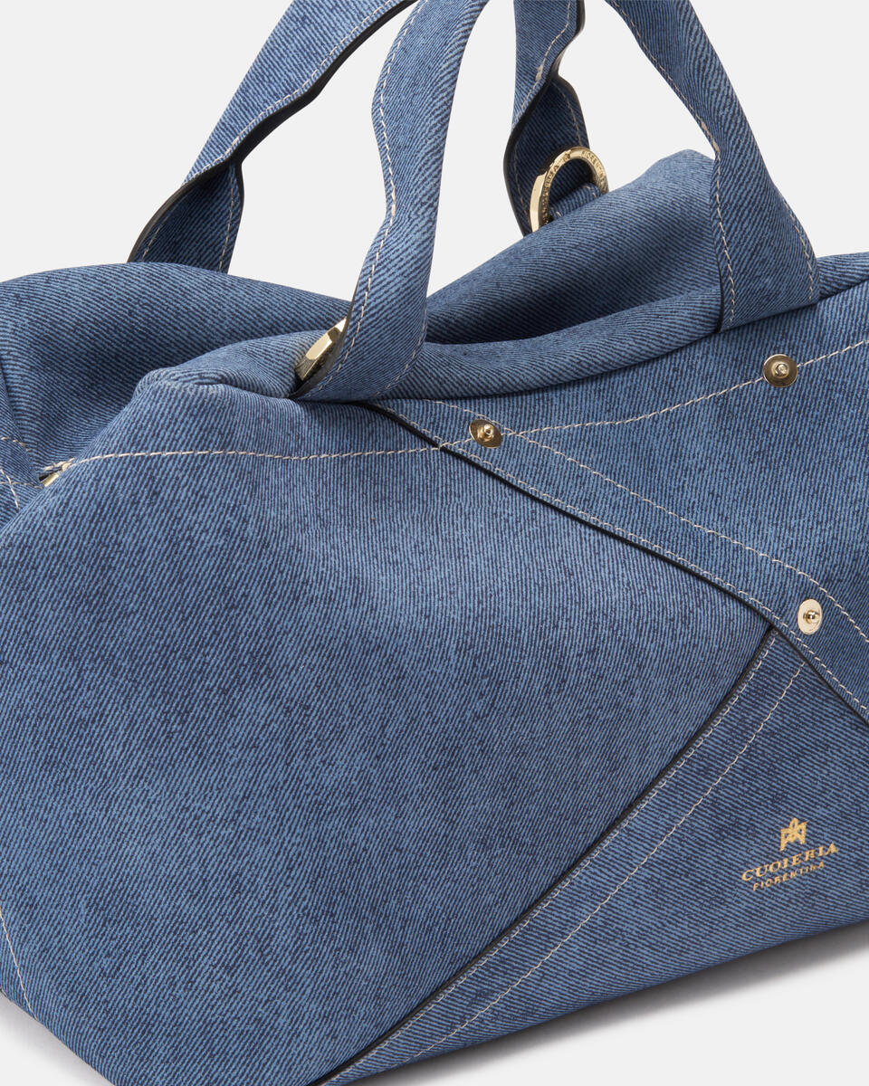 Jenny duffle in pelle Jeans  - Tote Bag - Borse Donna - Borse - Cuoieria Fiorentina