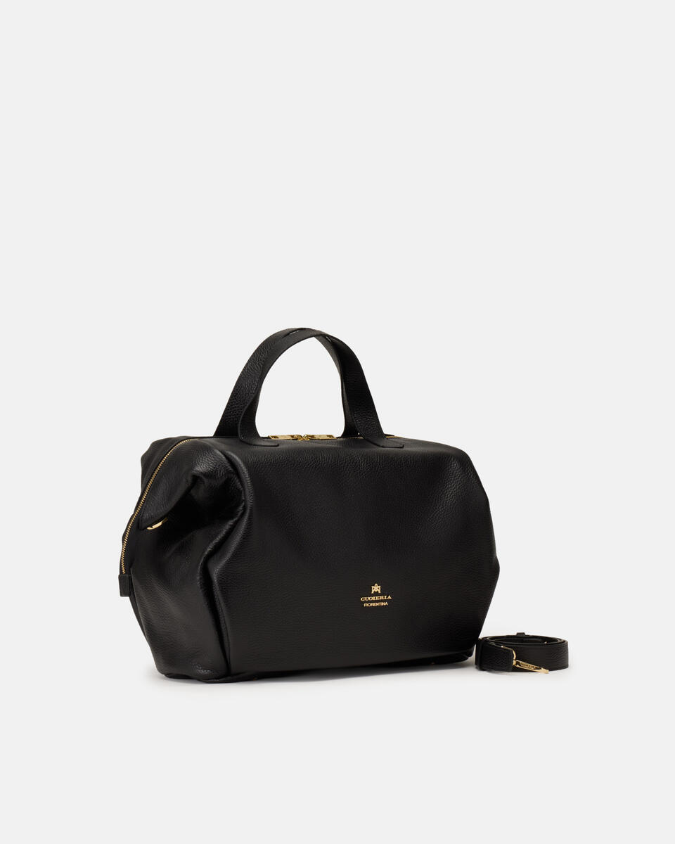 LARGE DUFFLE BAG Black  - Tote Bag - Women's Bags - Bags - Cuoieria Fiorentina