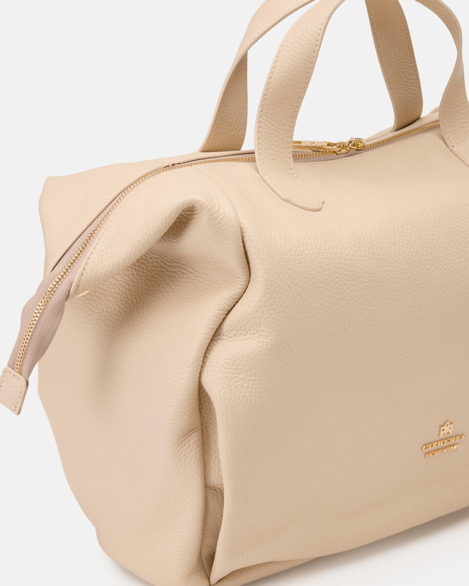 LARGE DUFFLE BAG Prosecco  - Tote Bag - Women's Bags - Bags - Cuoieria Fiorentina