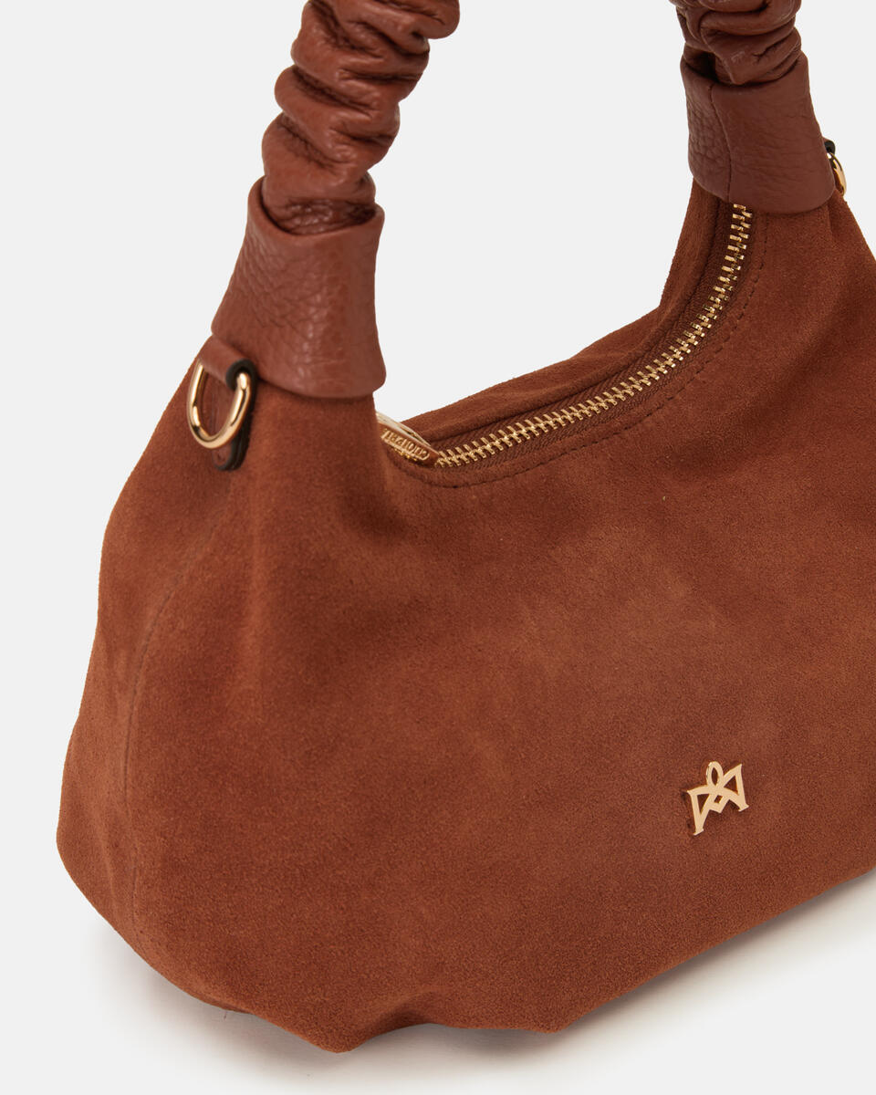 SMALL HOBO BAG Caramel  - Tote Bag - Women's Bags - Bags - Cuoieria Fiorentina