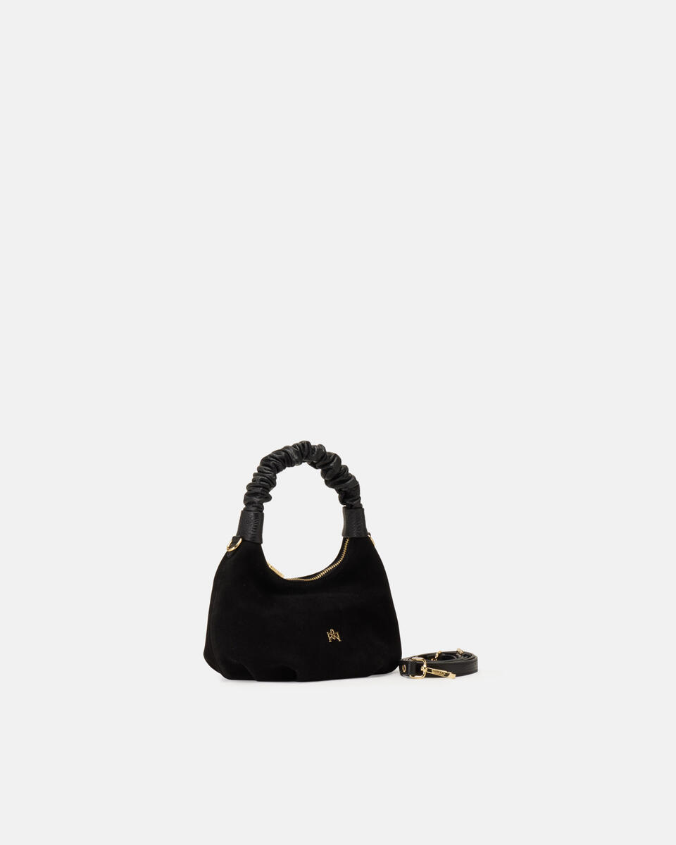 SMALL HOBO BAG Black  - Tote Bag - Women's Bags - Bags - Cuoieria Fiorentina