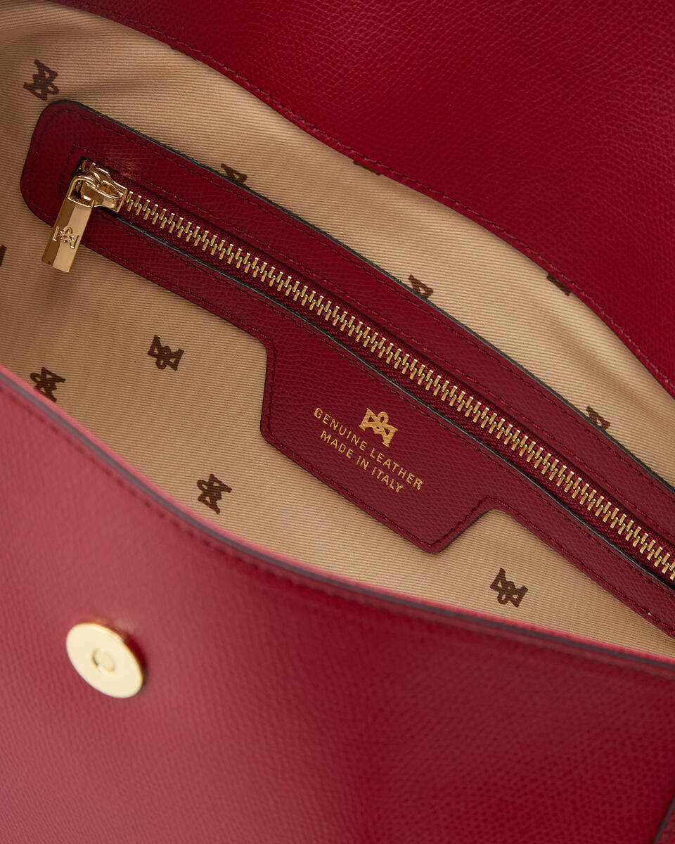 Astrid shopping bag Cherry  - Cuoieria Fiorentina