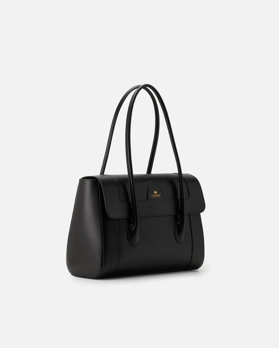 Astrid shopping bag Nero  - Cuoieria Fiorentina