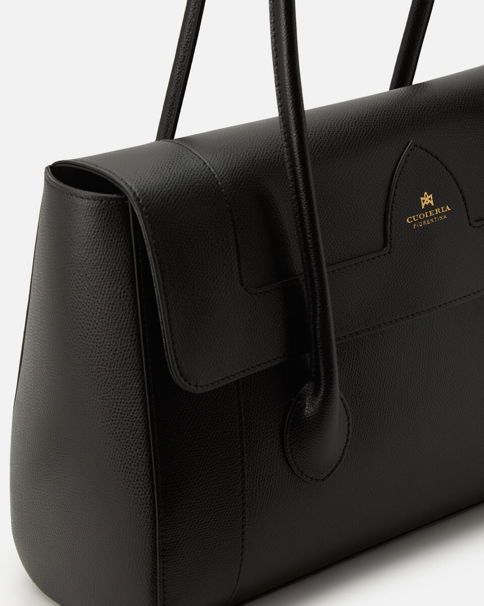 Astrid shopping bag Nero  - Cuoieria Fiorentina