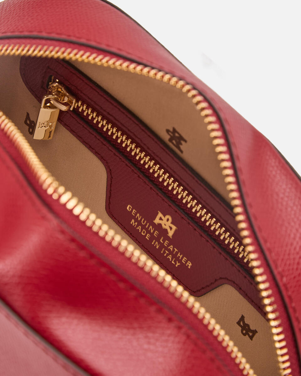 Astrid camera bag Cherry  - Cuoieria Fiorentina