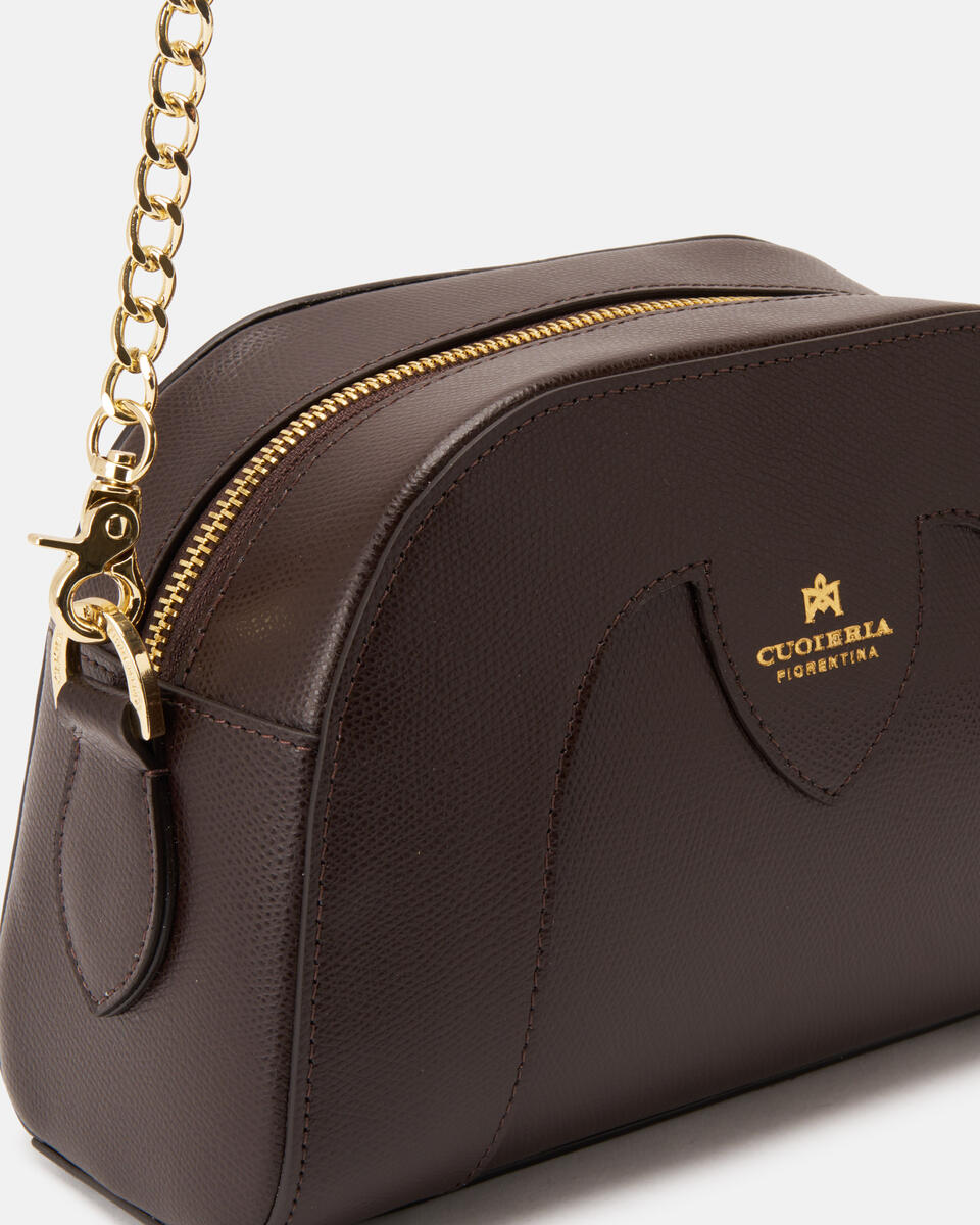 CAMERA BAG Dark brown  - Cuoieria Fiorentina