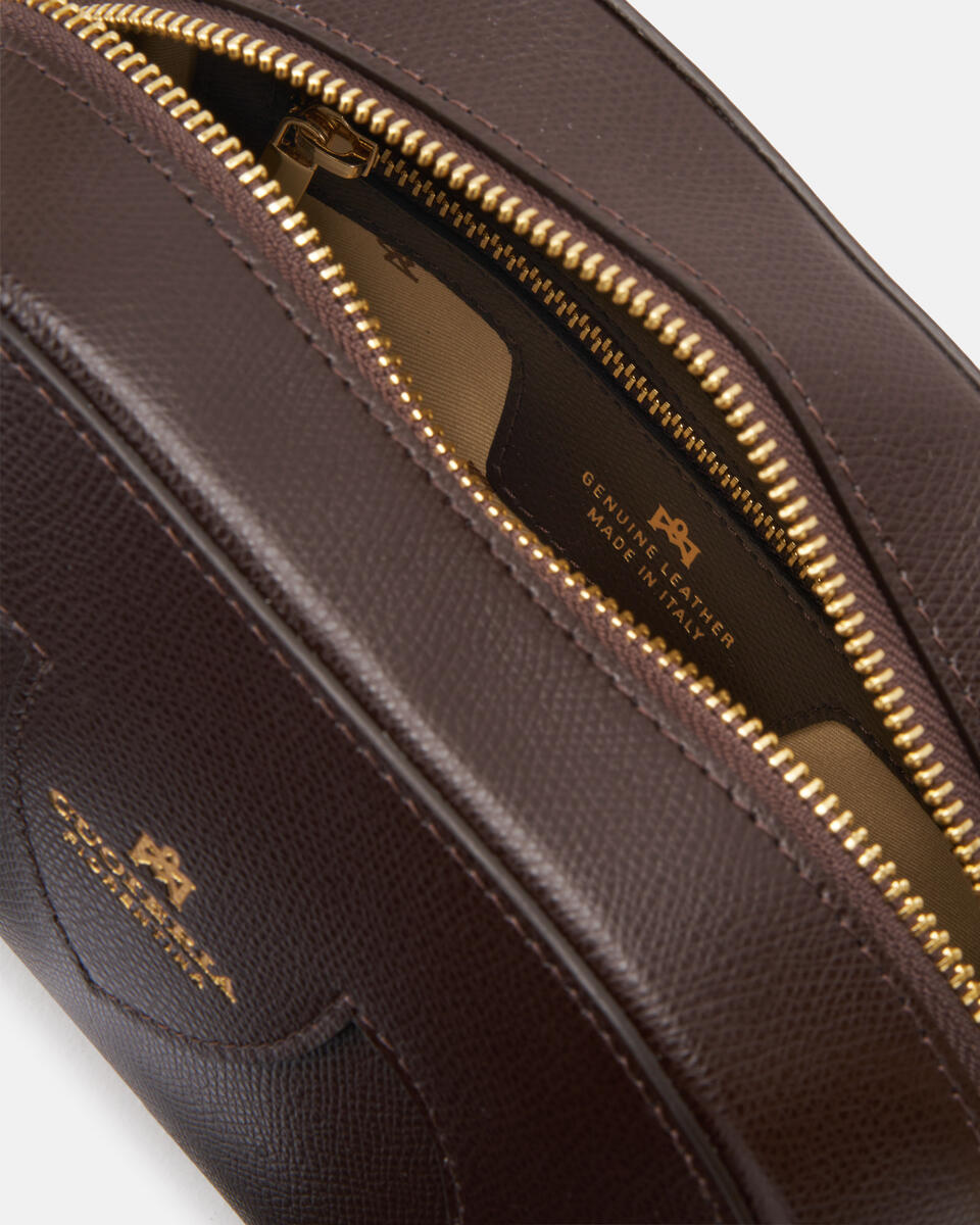 CAMERA BAG Dark brown  - Cuoieria Fiorentina