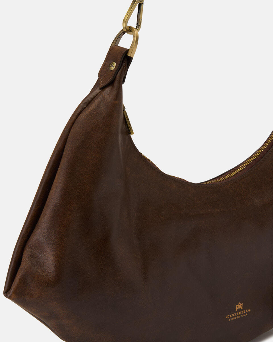 HOBO BAG Caramel  - Cuoieria Fiorentina