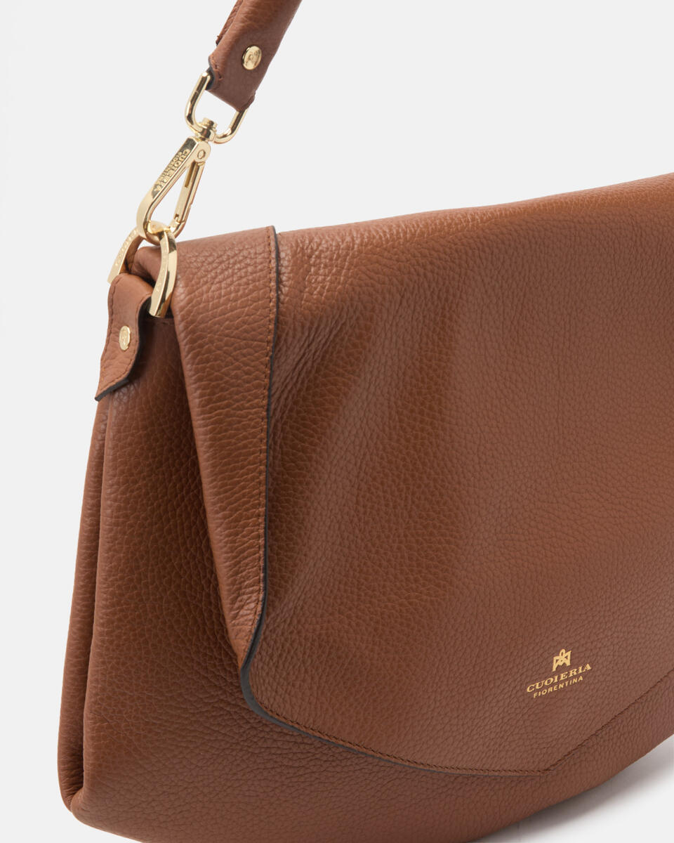 FLAP BAG Caramel  - Shoulder Bags - Women's Bags - Bags - Cuoieria Fiorentina