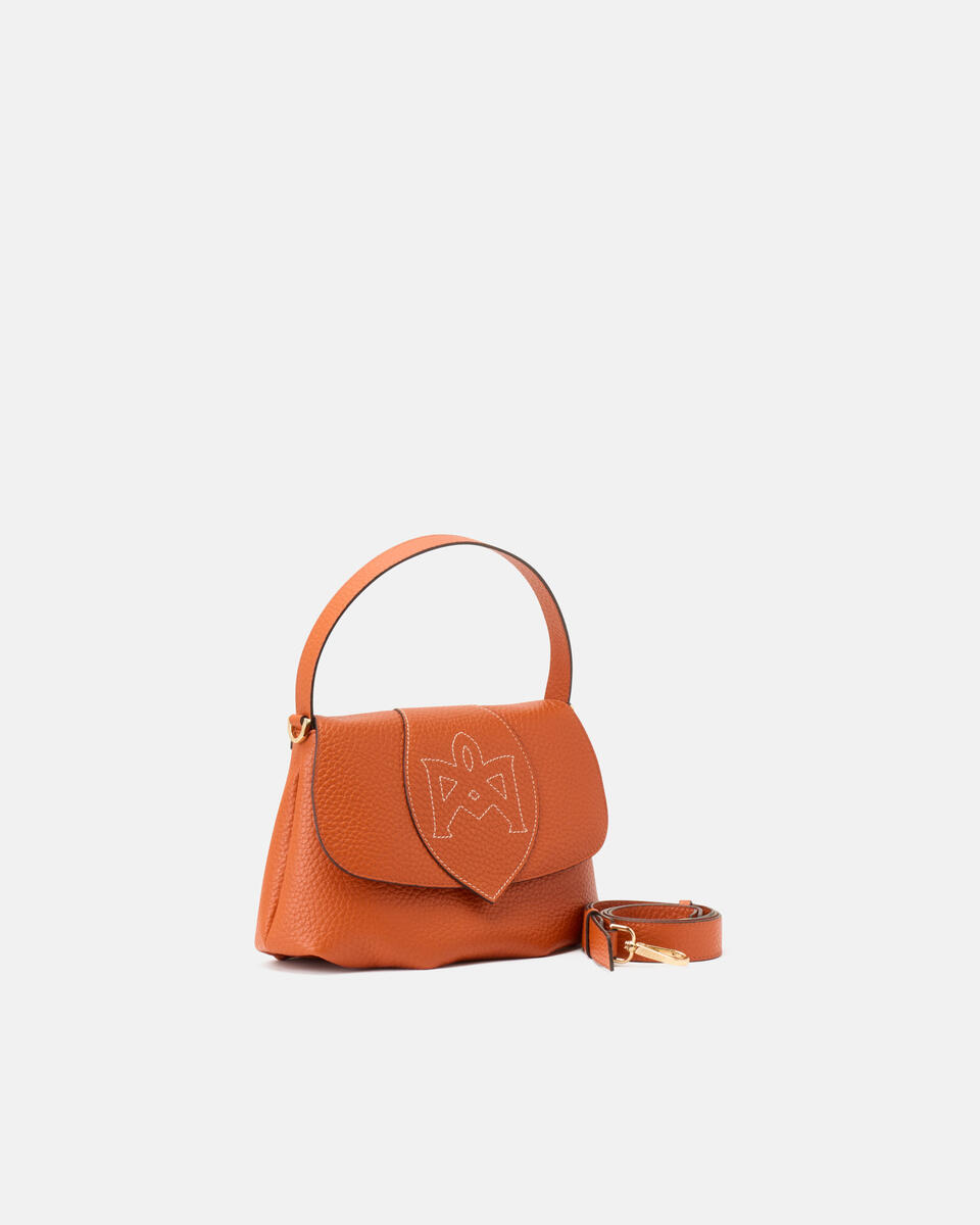 FLAP BAG Orange  - Messenger Bags - Women's Bags - Bags - Cuoieria Fiorentina