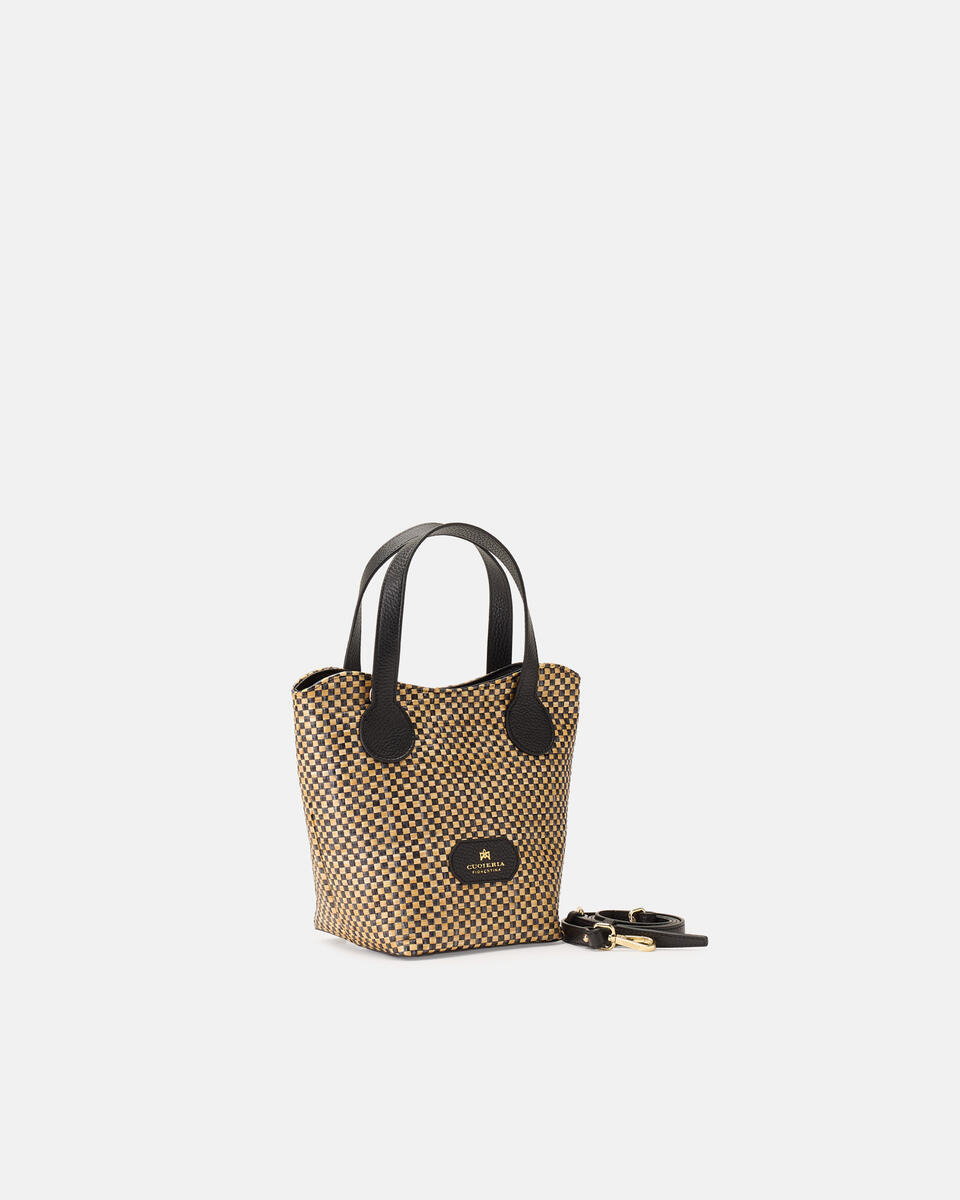 SMALL TOTE BAG Black  - Tote Bags - Women's Bags - Bags - Cuoieria Fiorentina