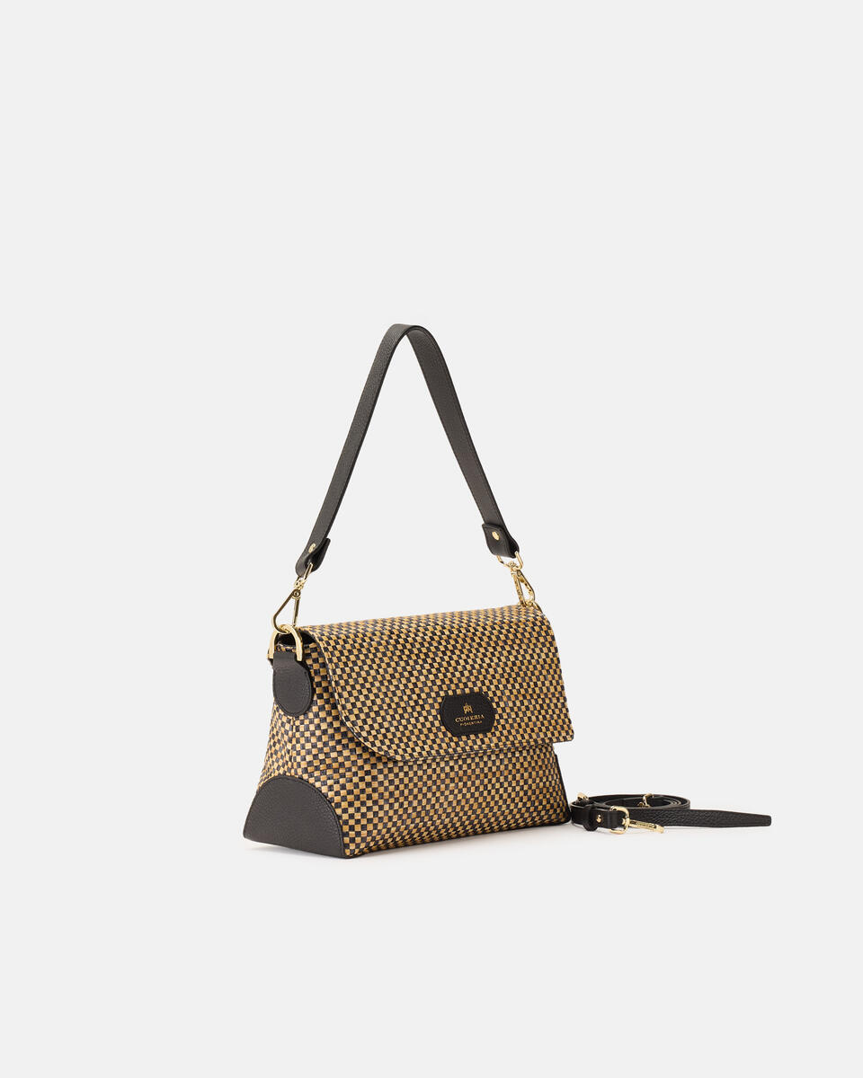 FLAP BAG Black  - Messenger Bags - Women's Bags - Bags - Cuoieria Fiorentina