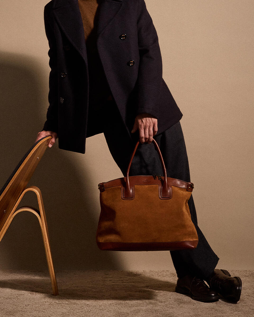 TOTE BAG Brown  - Tote Bags - Women's Bags - Bags - Cuoieria Fiorentina