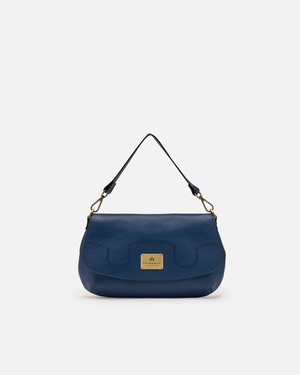 LARGE FLAP BAG Ocean  - Cuoieria Fiorentina