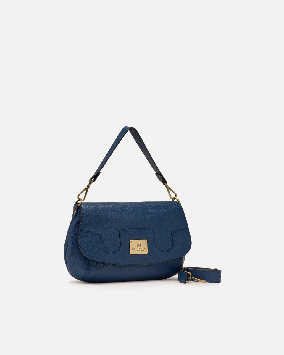 LARGE FLAP BAG Ocean  - Cuoieria Fiorentina
