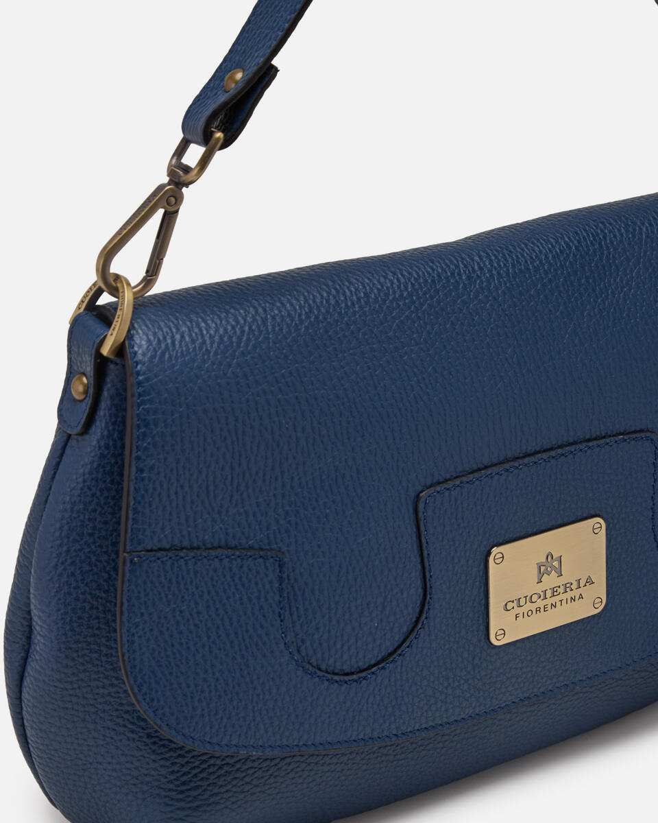 LARGE FLAP BAG Ocean  - Cuoieria Fiorentina