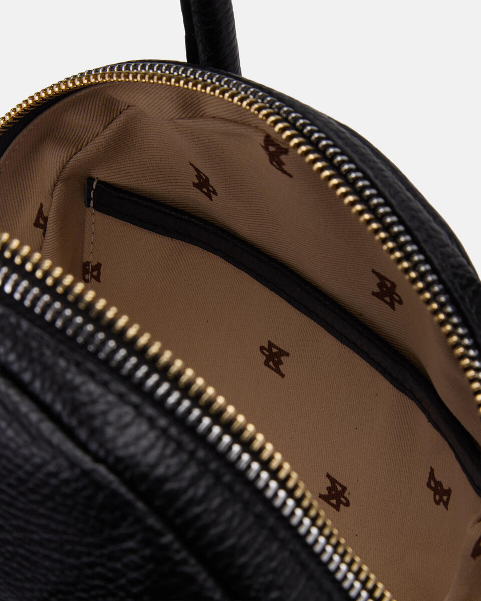 SMALL BOWLING BAG Black  - Cuoieria Fiorentina