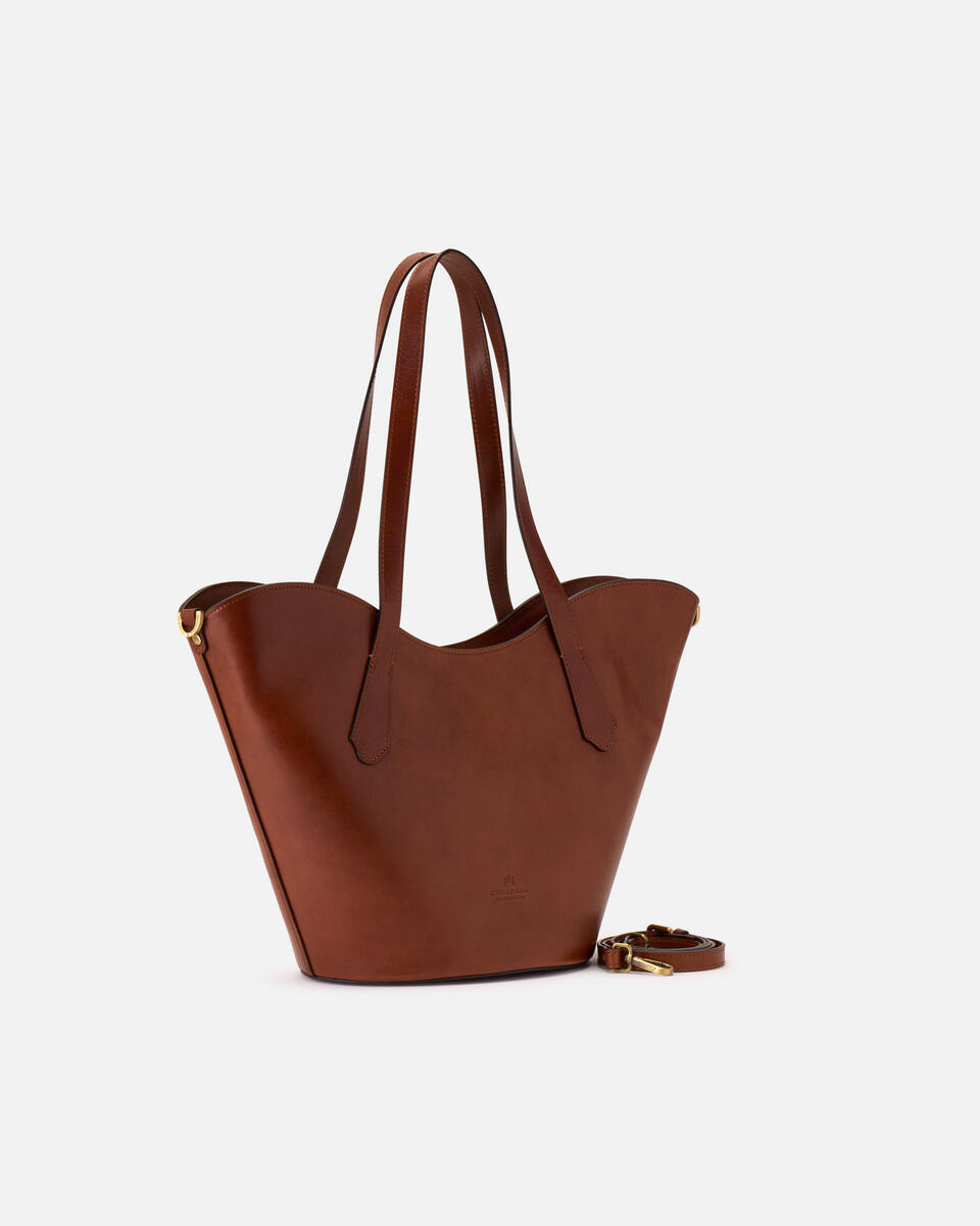 SHOPPING BAG Brown  - Cuoieria Fiorentina