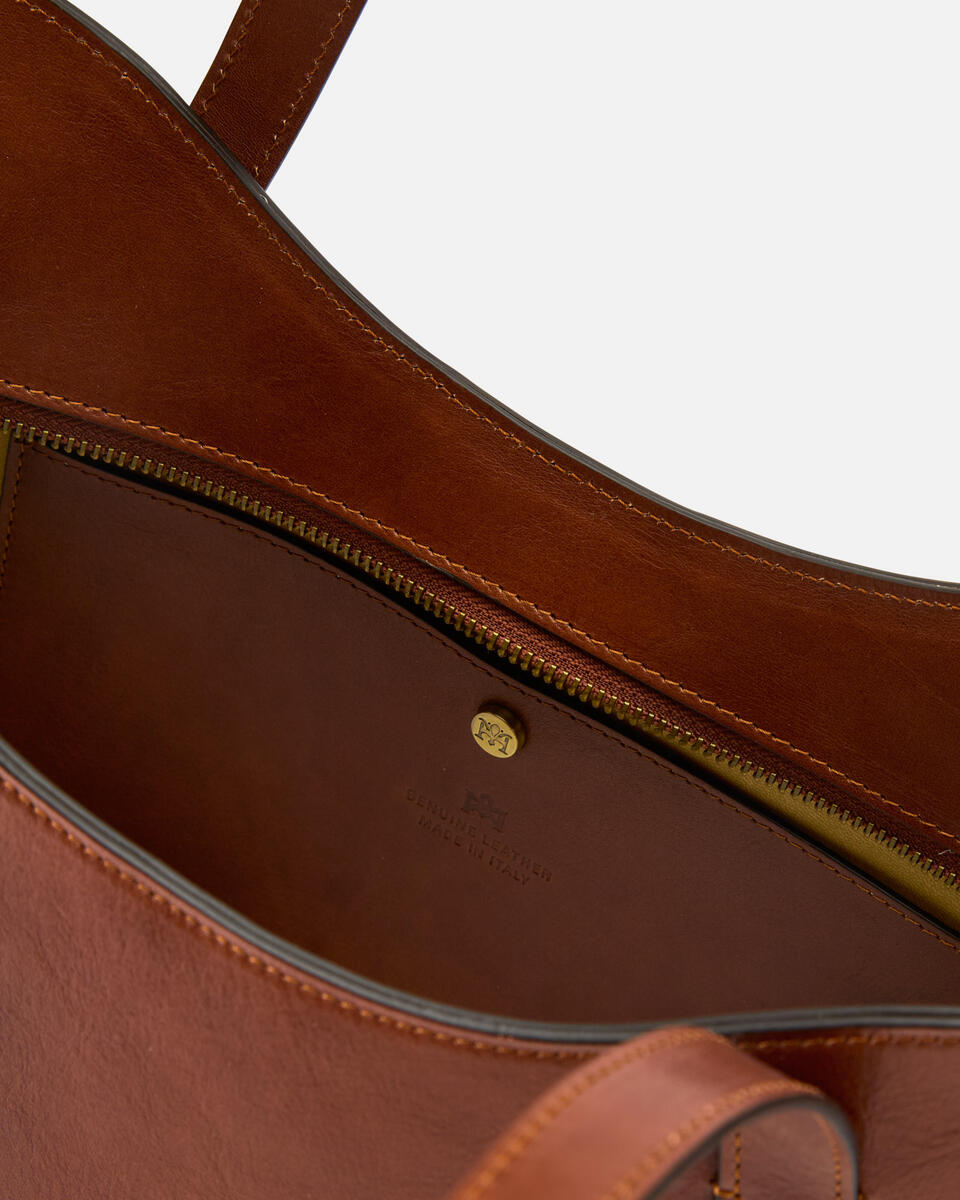 SHOPPING BAG Brown  - Cuoieria Fiorentina