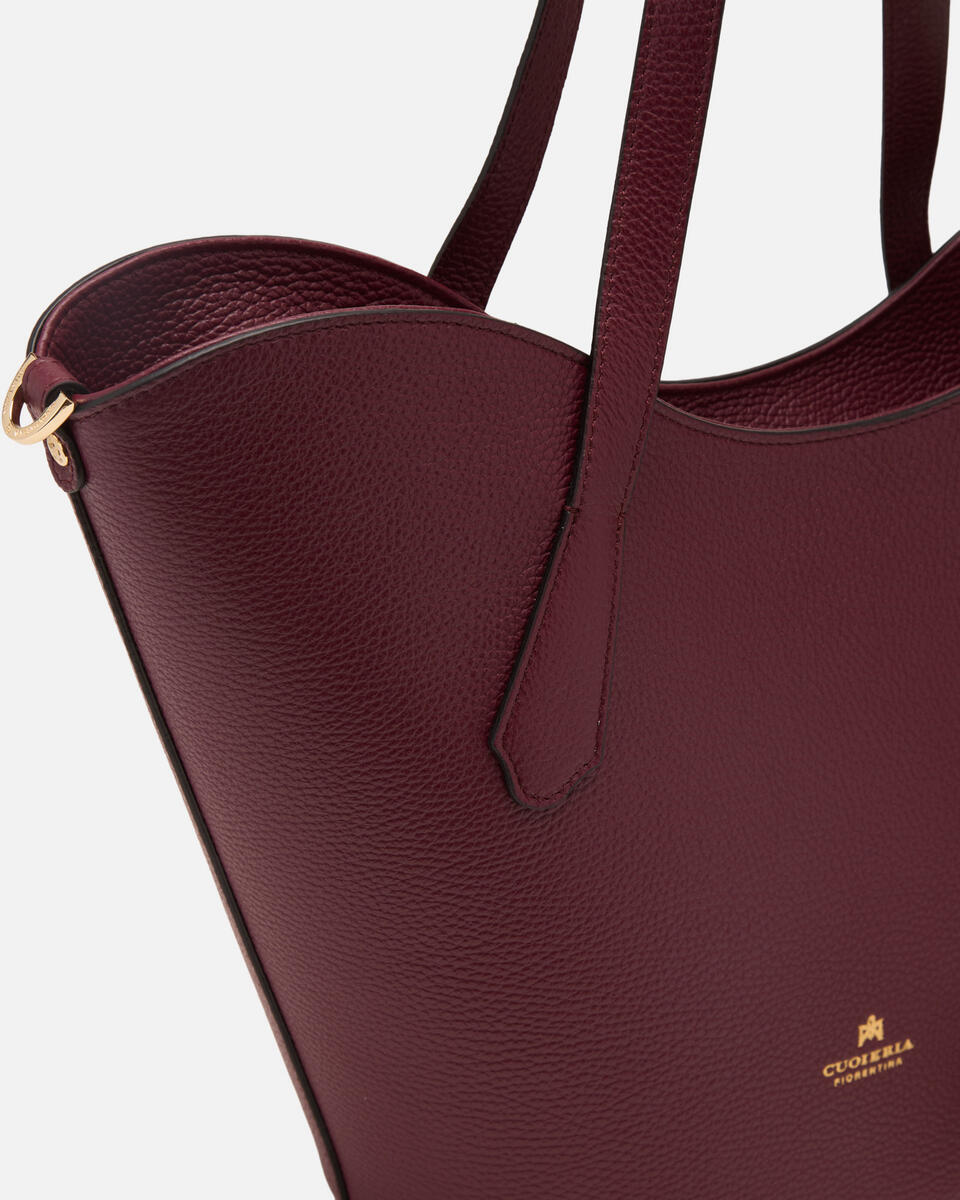 SHOPPING BAG Bordeaux  - Cuoieria Fiorentina