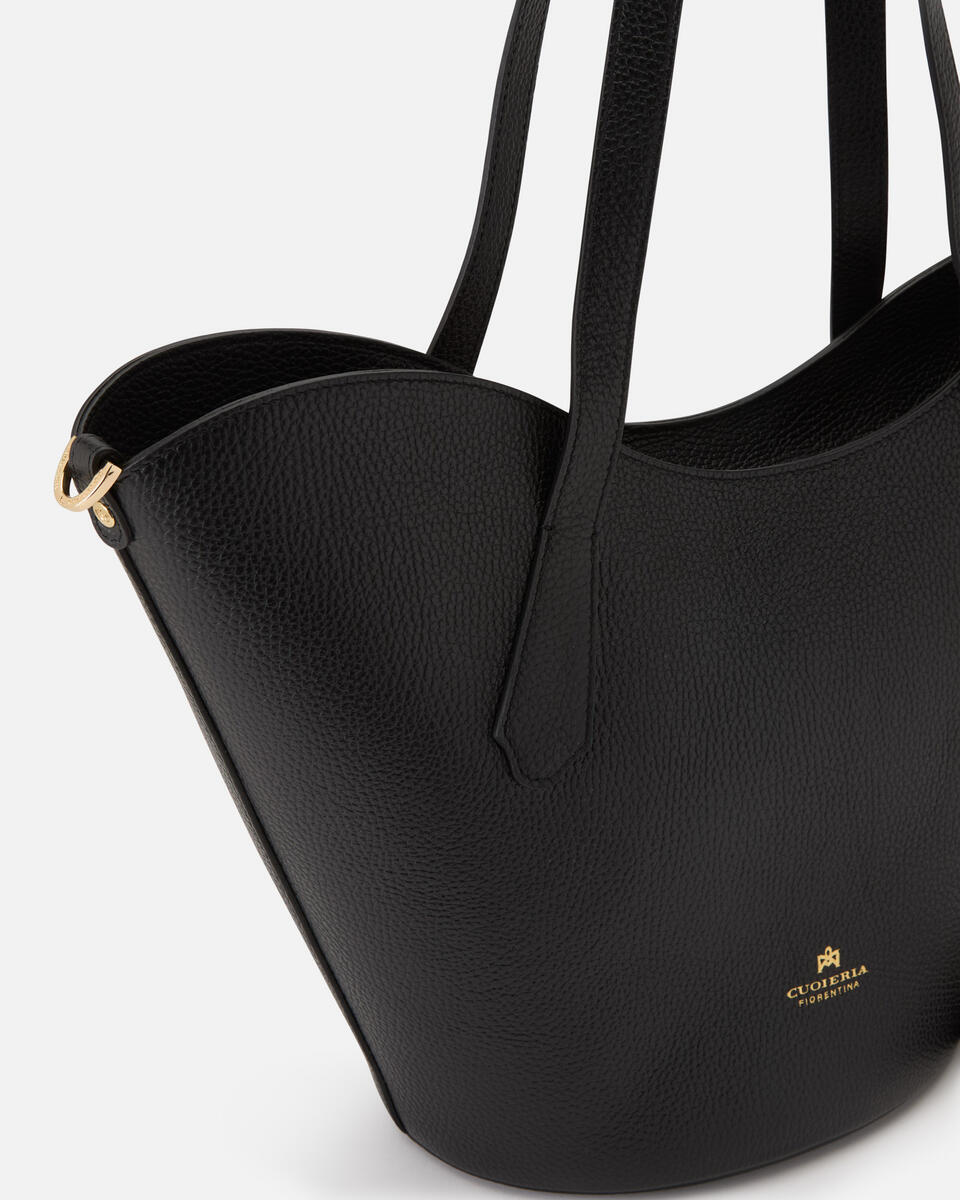SHOPPING BAG Black  - Cuoieria Fiorentina