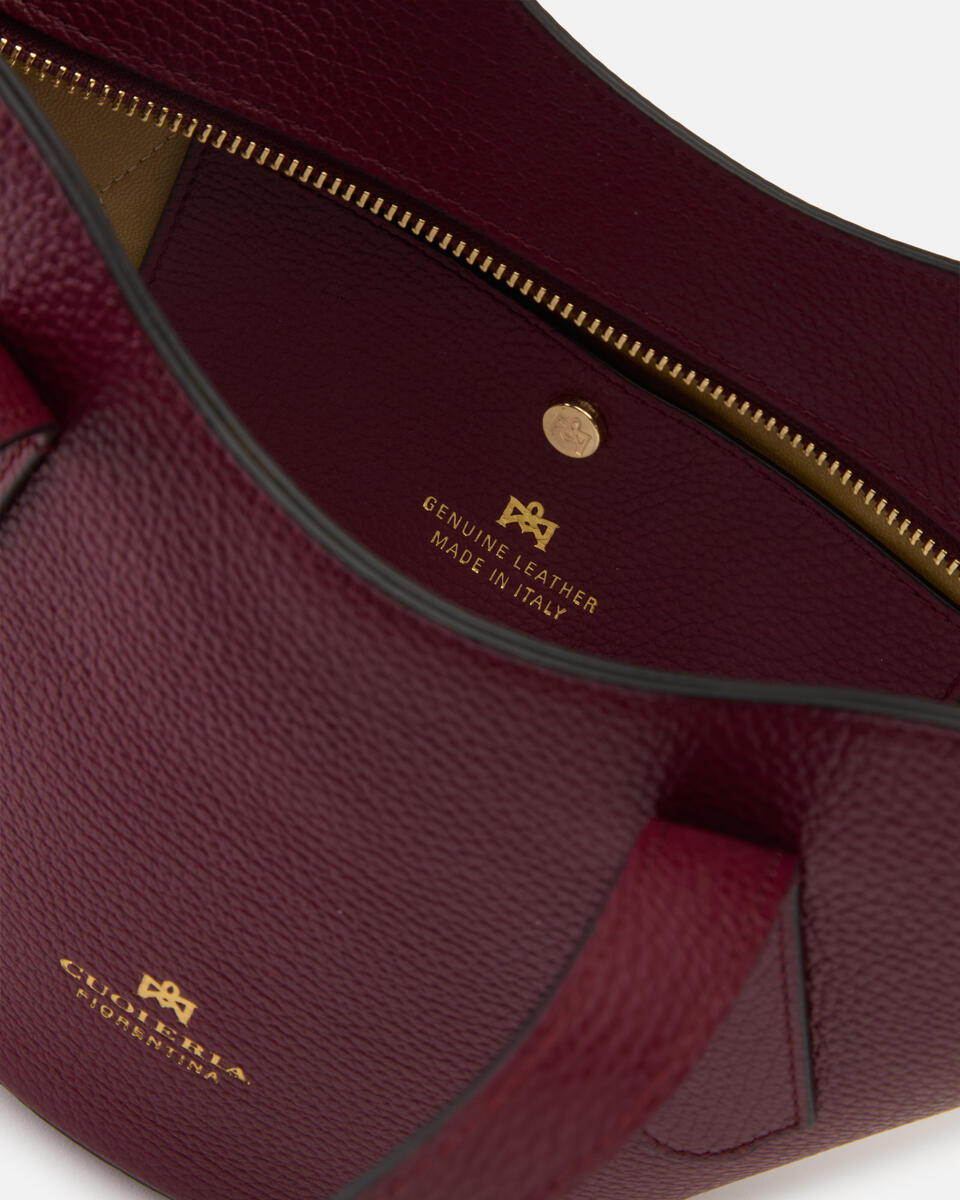 SMALL TOTE BAG Bordeaux  - Cuoieria Fiorentina