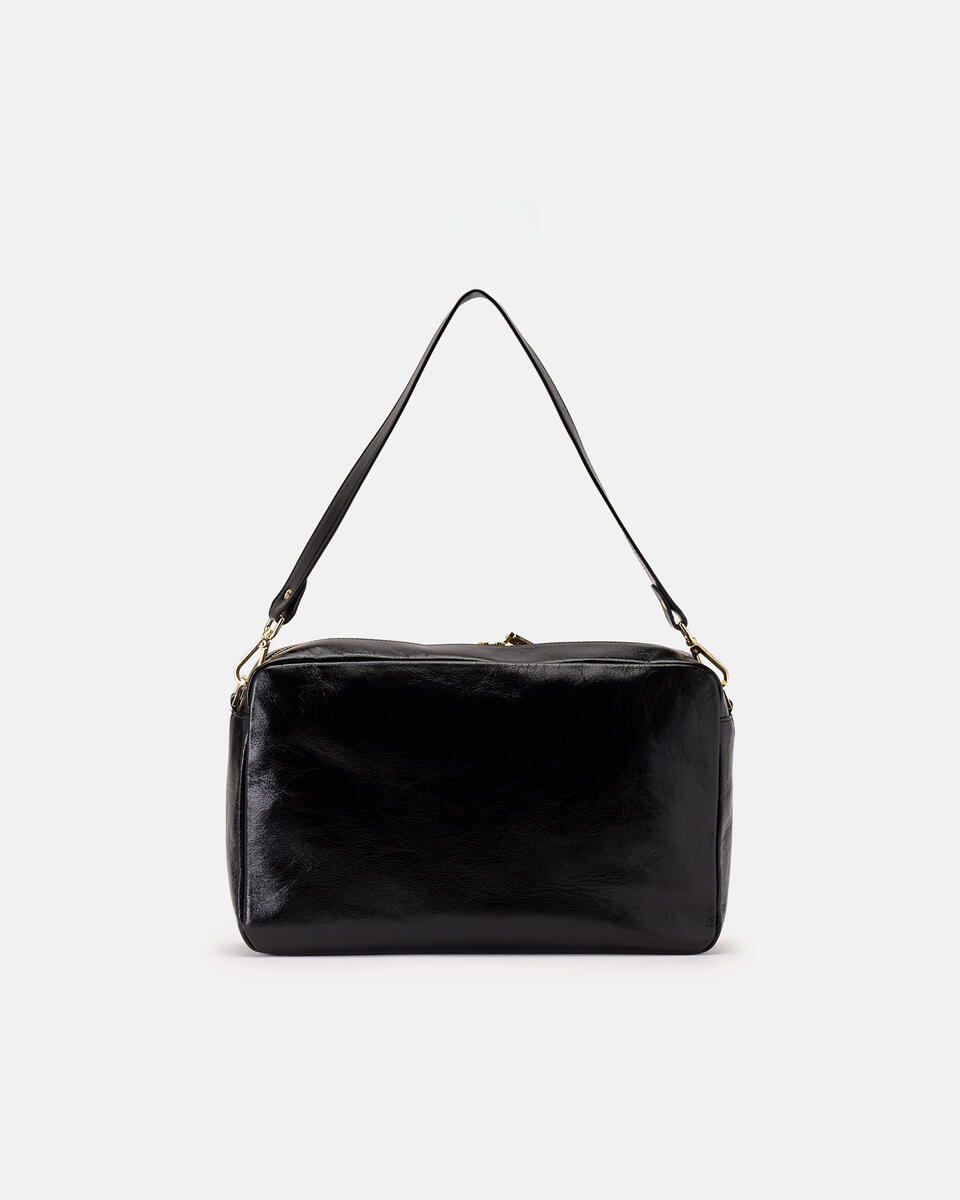 LARGE CAMERA BAG Black  - Cuoieria Fiorentina