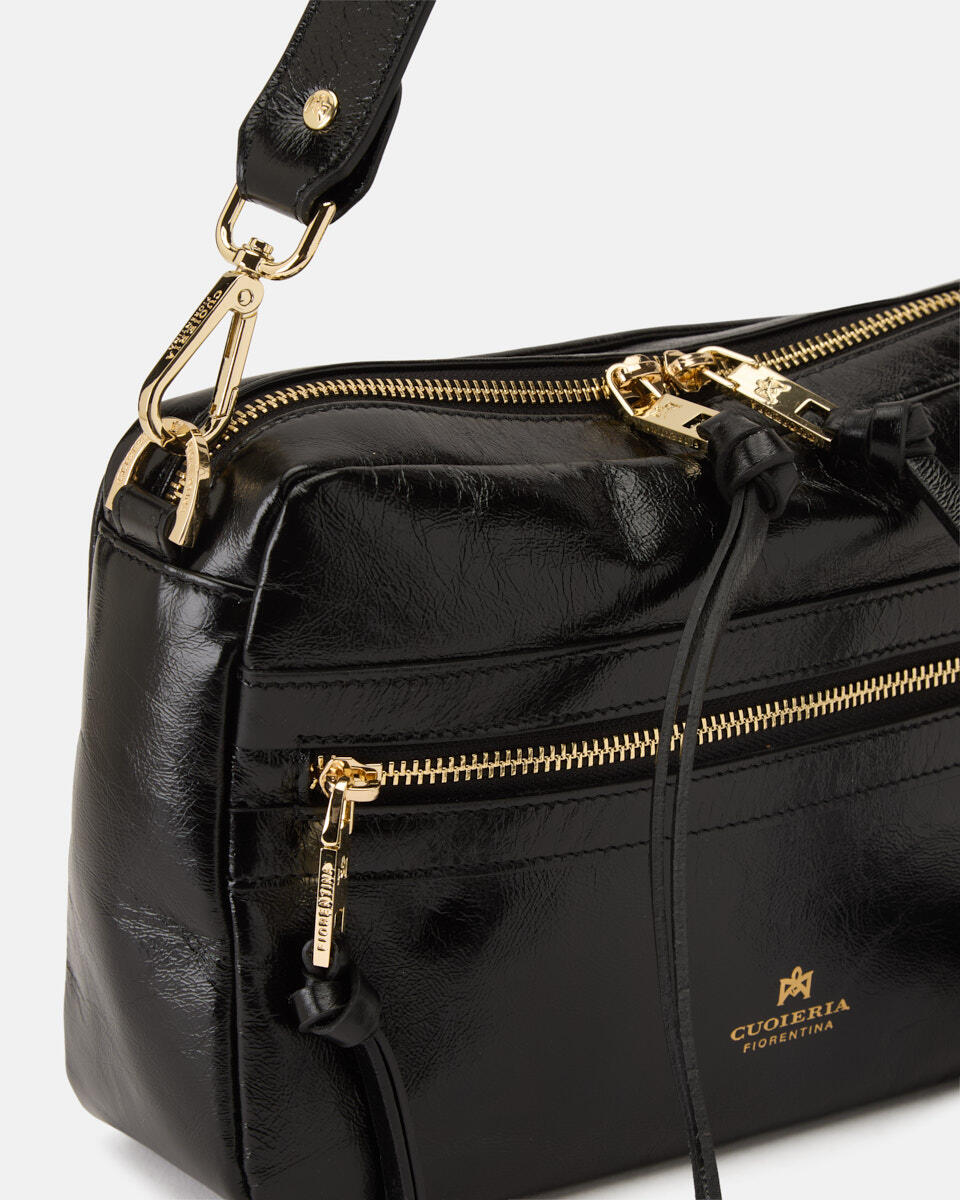 CAMERA BAG Black  - Cuoieria Fiorentina