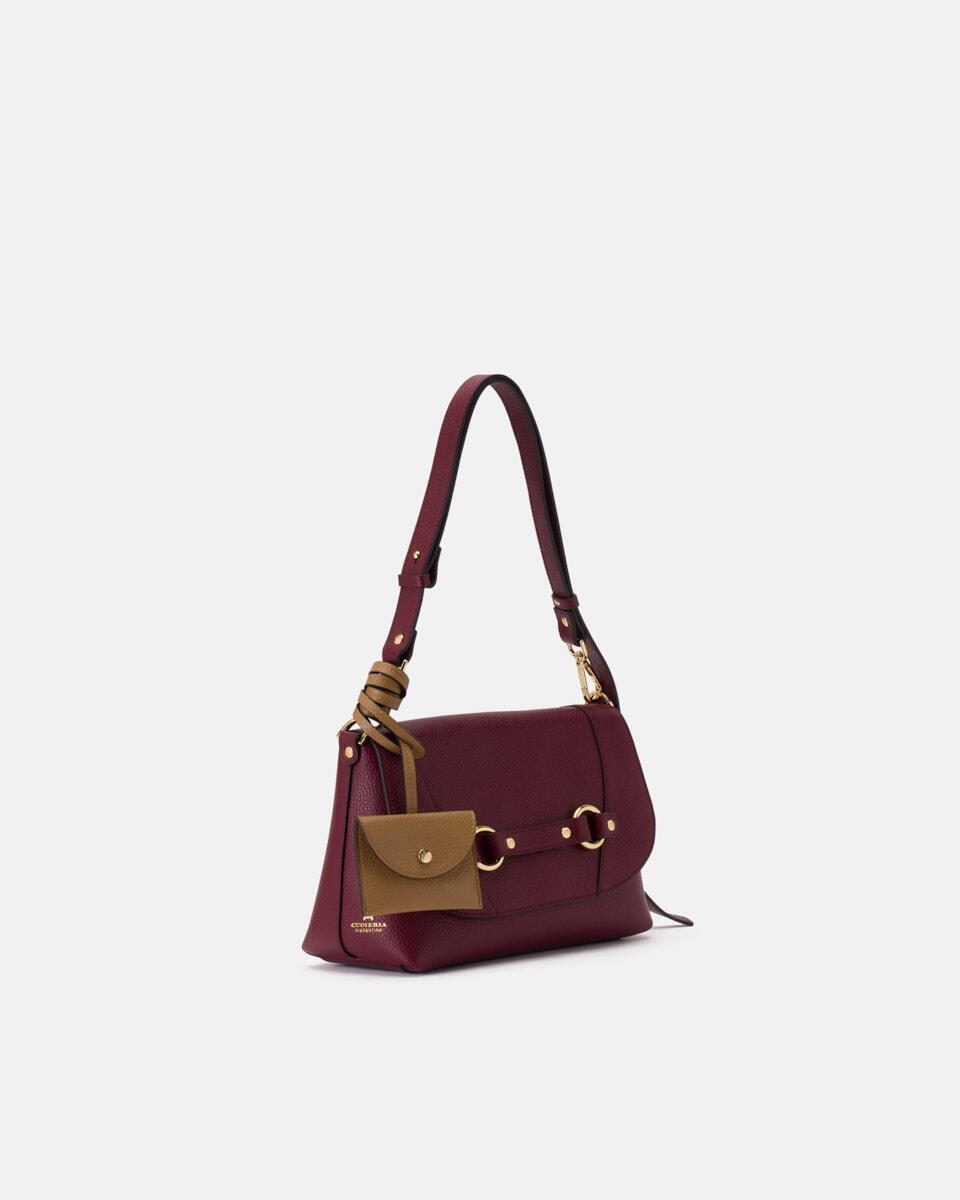 Clara Flap Bag Bordeauxdesert  - Cuoieria Fiorentina