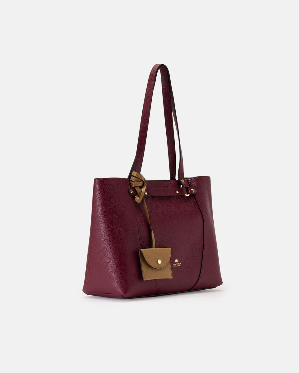 SHOPPING BAG Bordeauxdesert  - Shopping - Women's Bags - Bags - Cuoieria Fiorentina