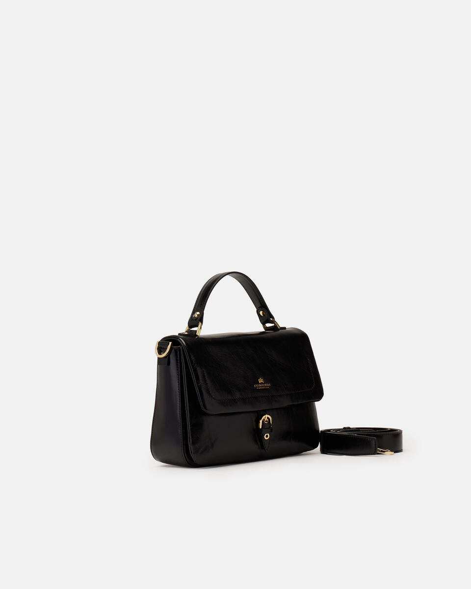 SMALL FLAP BAG Black  - Cuoieria Fiorentina