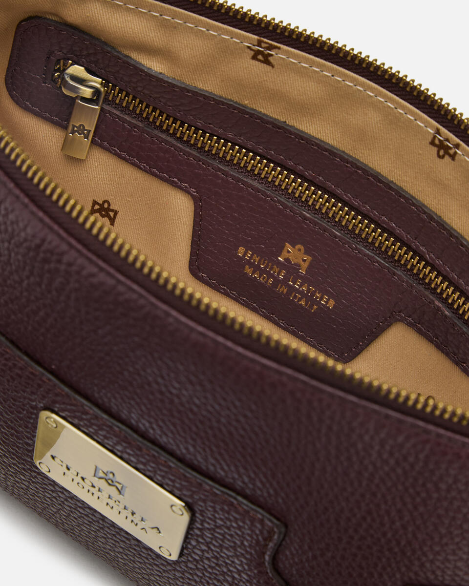 Bella selleria Pouch Coffee  - Pochette - Borse Donna - Borse - Cuoieria Fiorentina