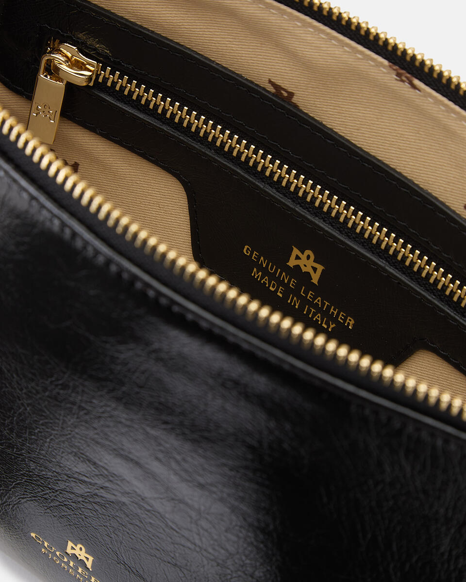 SMALL POUCH Black  - Clutch Bags - Women's Bags - Bags - Cuoieria Fiorentina
