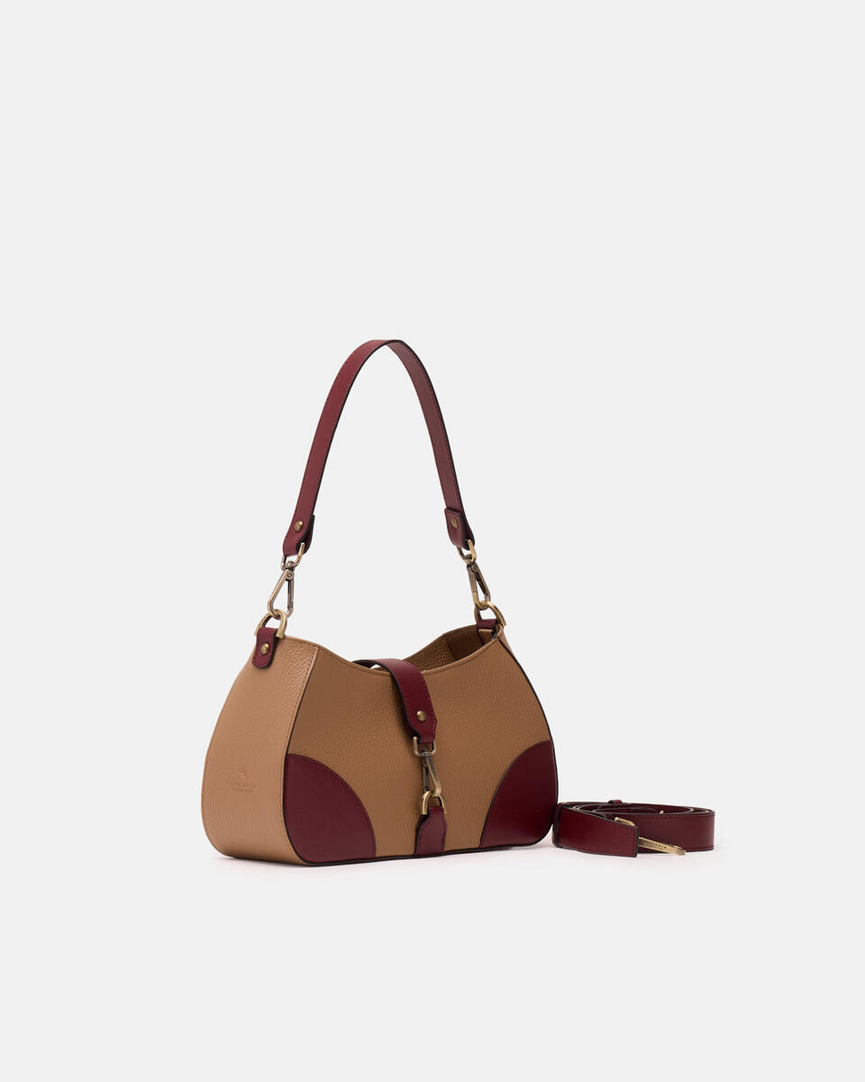 BAGUETTE Desertbordeaux  - Shoulder Bags - Women's Bags - Bags - Cuoieria Fiorentina