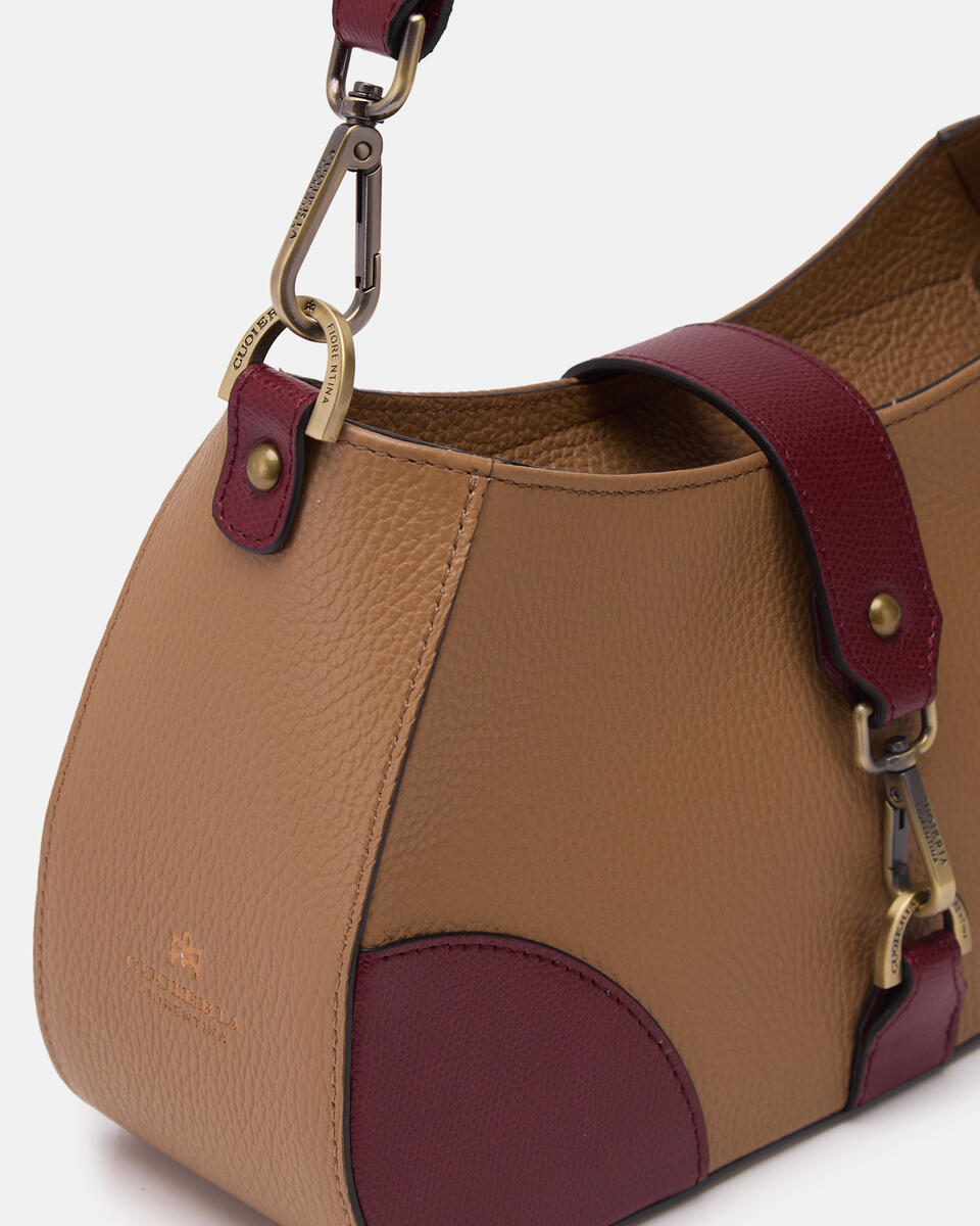 BAGUETTE Desertbordeaux  - Shoulder Bags - Women's Bags - Bags - Cuoieria Fiorentina