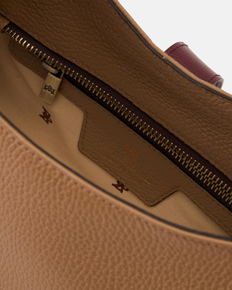 HOBO BAG Desertbordeaux  - Tote Bags - Women's Bags - Bags - Cuoieria Fiorentina