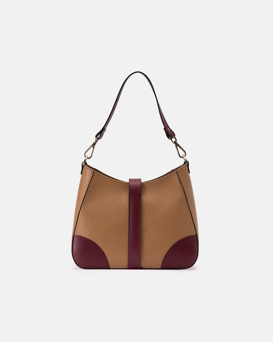 HOBO BAG Desertbordeaux  - Tote Bags - Women's Bags - Bags - Cuoieria Fiorentina