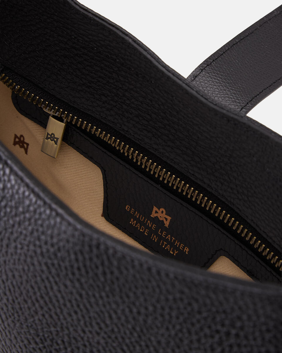 HOBO BAG Black  - Tote Bags - Women's Bags - Bags - Cuoieria Fiorentina